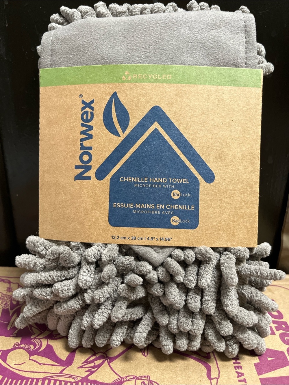 Norwex Hand Towel mushroom 🍄🟫